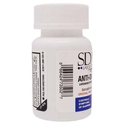 Anti-Diarrheal 2mg HCL 200 Caplets by SDA LABS Anti-Diarrheal 2mg HCL 200 Caplets by SDA LABS
